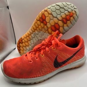 Nike Womens Flex Fury 705299-800 Orange Running Shoes Sneakers Size 9